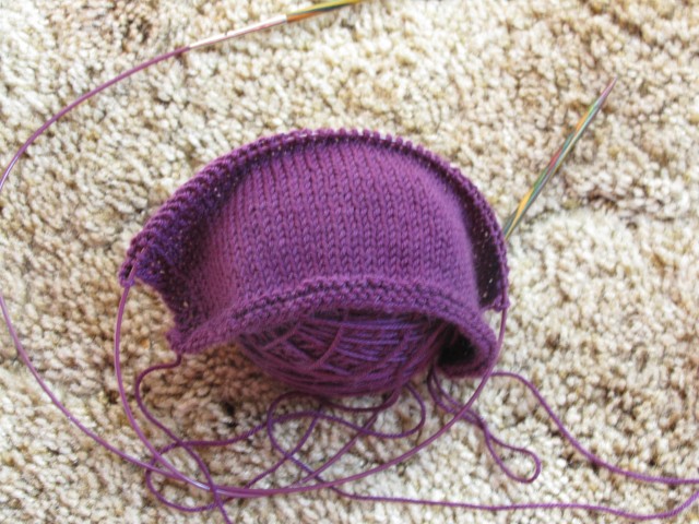 knitting swatch